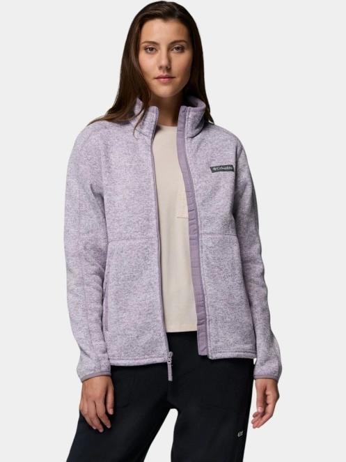 pulover polar pt. femei Columbia Sweater Weather Full Zip II violet 5