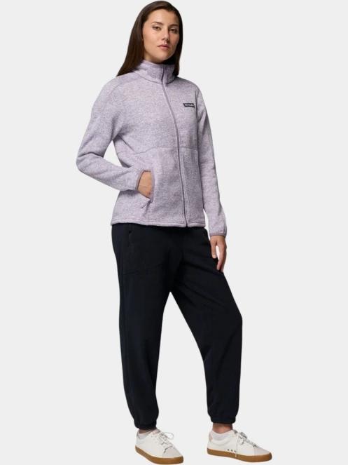 pulover polar pt. femei Columbia Sweater Weather Full Zip II violet 6