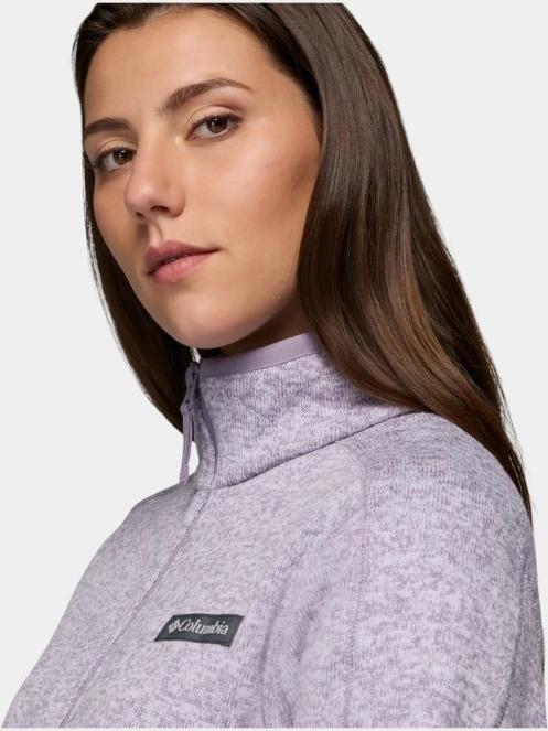 pulover polar pt. femei Columbia Sweater Weather Full Zip II violet 7