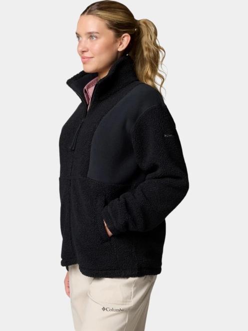pulover polar pt. femei Columbia Panorama Full Zip II negru 3