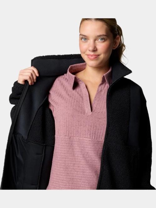 pulover polar pt. femei Columbia Panorama Full Zip II negru 6