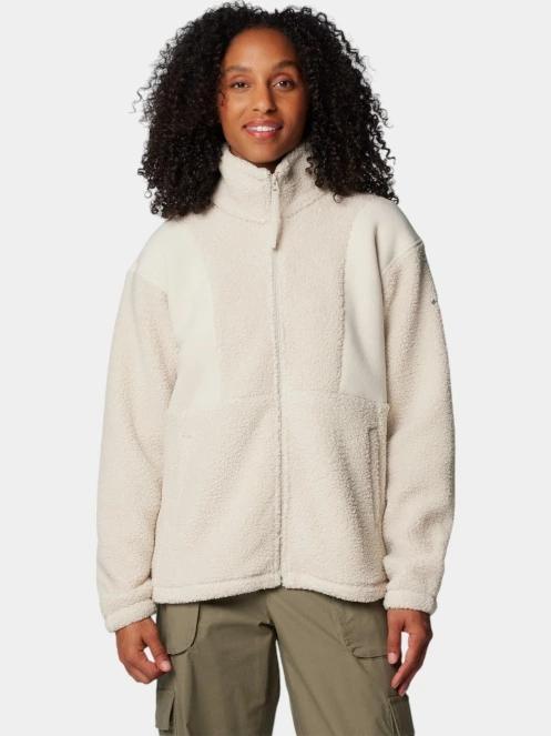 pulover polar pt. femei Columbia Panorama Full Zip II nisip 2