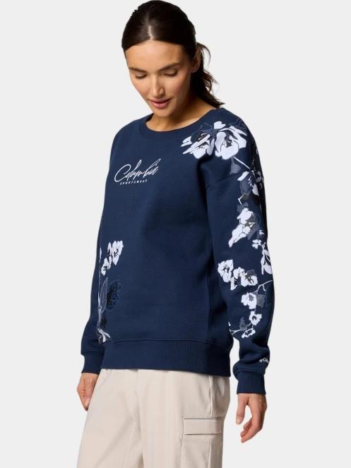 pulover pt. femei Columbia Meridian Creek Crew albastru 3