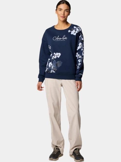 pulover pt. femei Columbia Meridian Creek Crew albastru 5