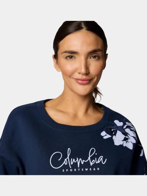 pulover pt. femei Columbia Meridian Creek Crew albastru 6