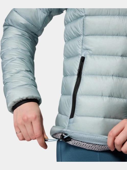 geaca matlasata de tranzitie pt. femei Columbia Arctic Crest Down Hooded Jacket albastru 9