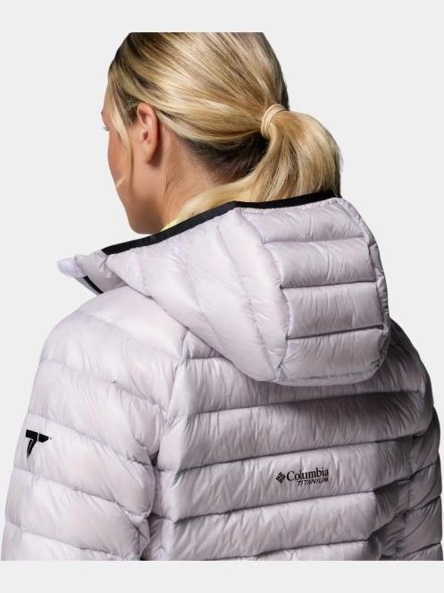 jacheta de puf pt. femei Columbia Arctic Crest Down Hooded Jacket violet 11