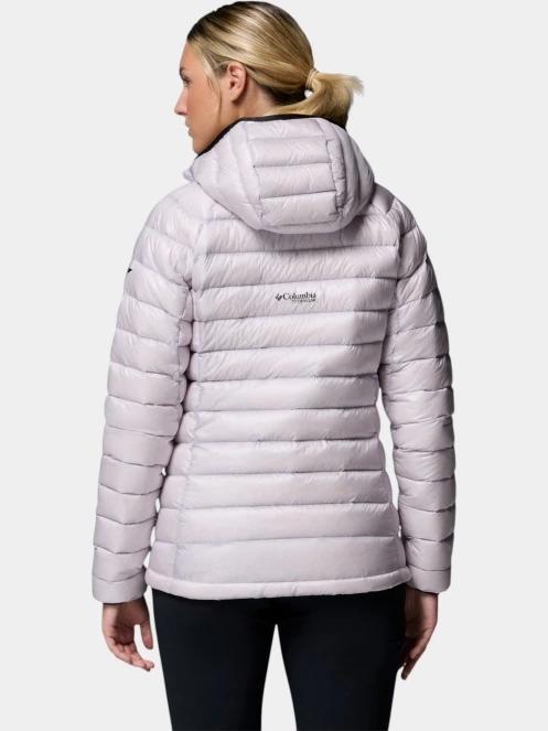 jacheta de puf pt. femei Columbia Arctic Crest Down Hooded Jacket violet 4