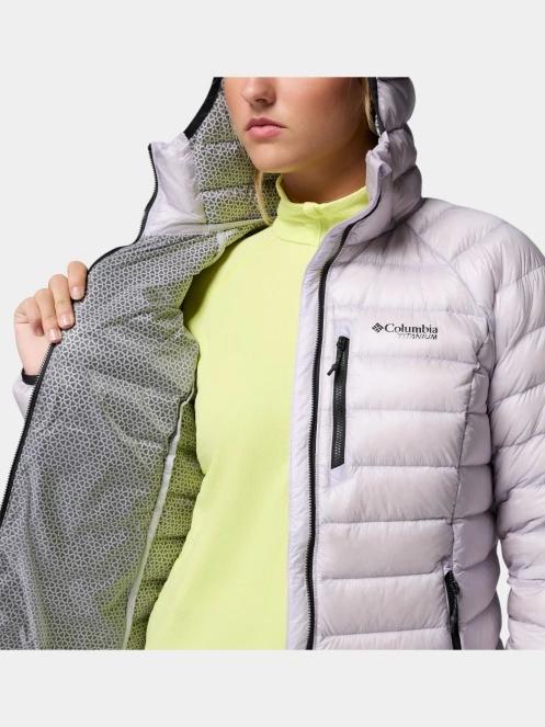 jacheta de puf pt. femei Columbia Arctic Crest Down Hooded Jacket violet 7