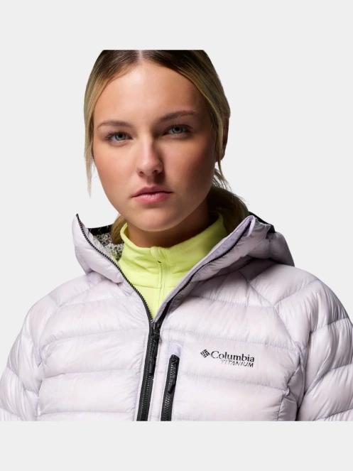 jacheta de puf pt. femei Columbia Arctic Crest Down Hooded Jacket violet 8