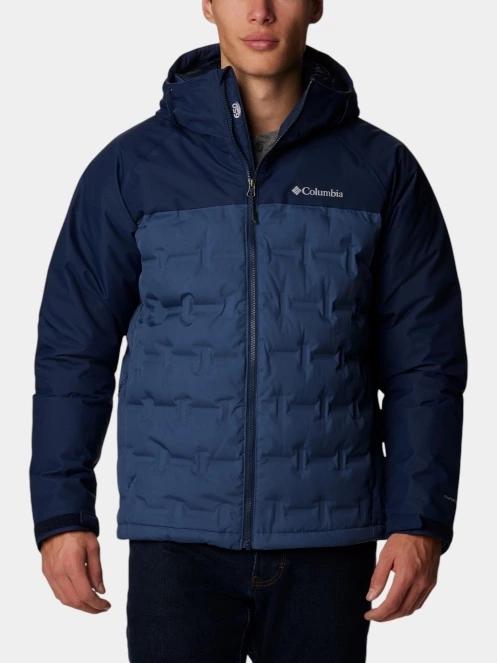 jacheta de puf pt. barbati Columbia Grand Trek III Down Hooded Jacket albastru 2