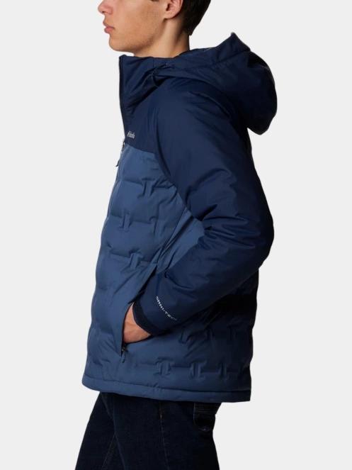 jacheta de puf pt. barbati Columbia Grand Trek III Down Hooded Jacket albastru 3