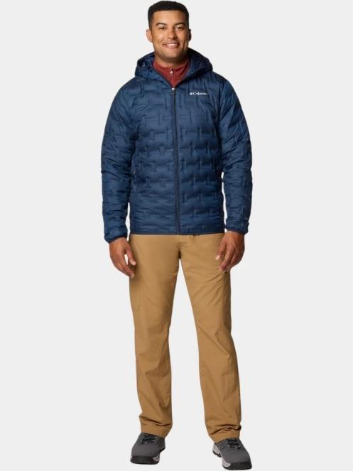 jacheta de puf pt. barbati Columbia Delta Ridge II Down Hooded Jacket albastru inchis 5