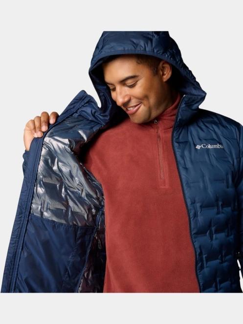 jacheta de puf pt. barbati Columbia Delta Ridge II Down Hooded Jacket albastru inchis 6