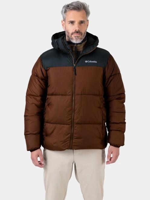 jacheta de iarna pt. barbati Columbia Puffect II Hooded Jacket maro 8