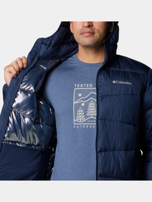 jacheta de iarna pt. barbati Columbia Fivemile Butte II Hooded Jacket albastru 6