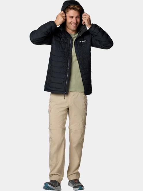 jacheta de primavara pt. barbati Columbia Powder Lite II Hooded Jacket negru 6