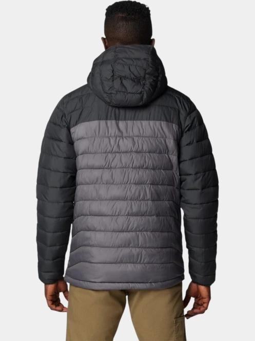 jacheta de primavara pt. barbati Columbia Powder Lite II Hooded Jacket gri 4