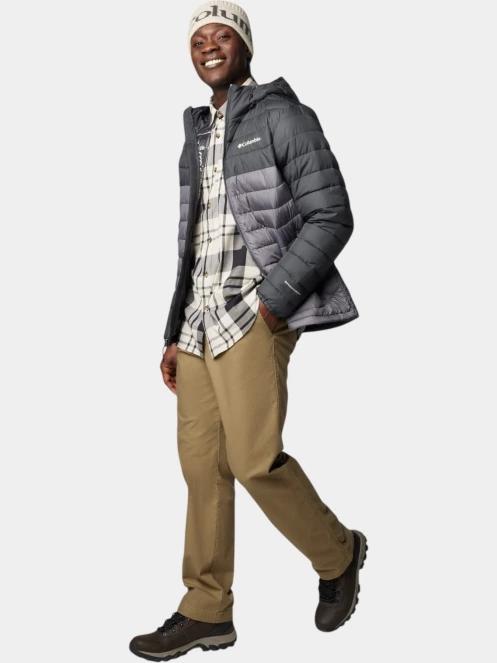 jacheta de primavara pt. barbati Columbia Powder Lite II Hooded Jacket gri 5