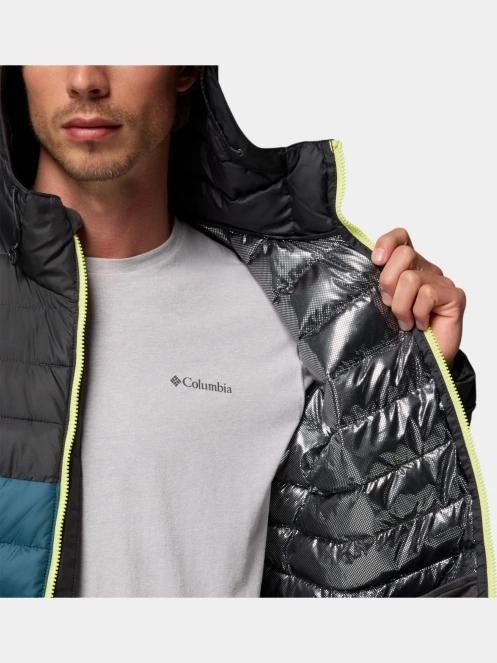 jacheta de primavara pt. barbati Columbia Powder Lite II Hooded Jacket albastru 8