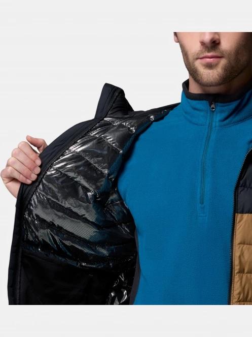geaca matlasata de tranzitie pt. barbati Columbia Powder Lite II Hooded Jacket oliv 7