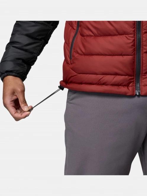 geaca matlasata de tranzitie pt. barbati Columbia Powder Lite II Hooded Jacket rosu 9