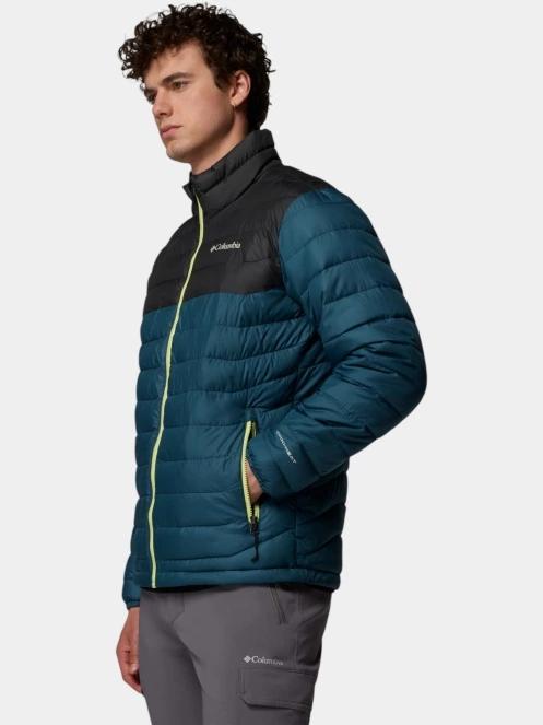 geaca matlasata de tranzitie pt. barbati Columbia Powder Lite II Jacket albastru 3