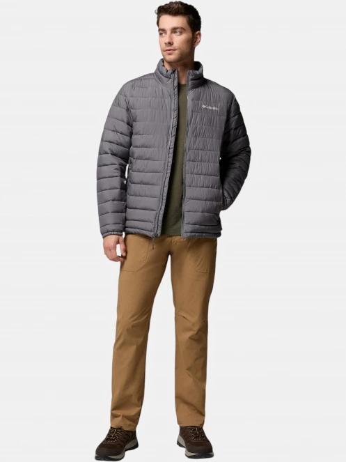 geaca matlasata de tranzitie pt. barbati Columbia Powder Lite II Jacket gri 5