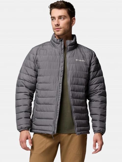 geaca matlasata de tranzitie pt. barbati Columbia Powder Lite II Jacket gri 6