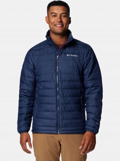 geaca matlasata de tranzitie pt. barbati Columbia Powder Lite II Jacket albastru inchis 2