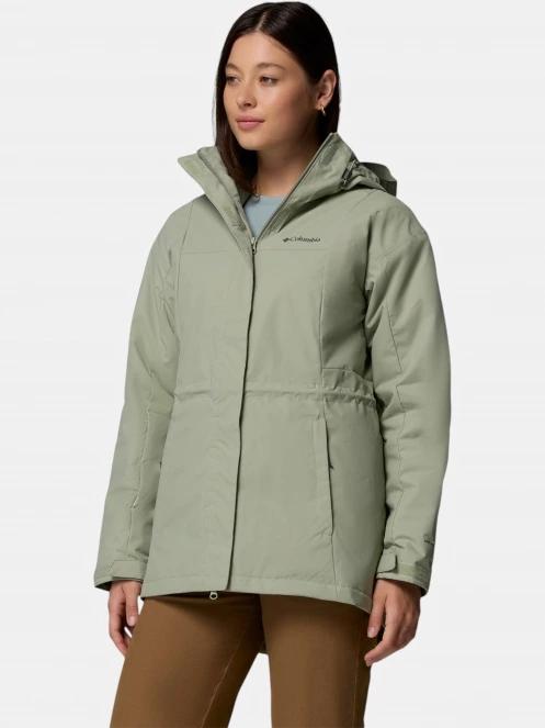 pantofi impermeabil pt. femei Columbia Hikebound II Long Insulated Jacket verde 3