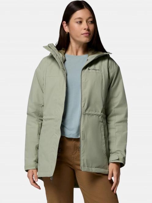 pantofi impermeabil pt. femei Columbia Hikebound II Long Insulated Jacket verde 6