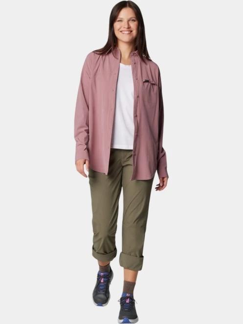 pantaloni de drumetie pt. femei Columbia Leslie Falls Pant II verde 5