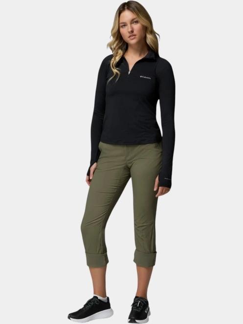 pantaloni de drumetie pt. femei Columbia Leslie Falls Pant II verde inchis 6