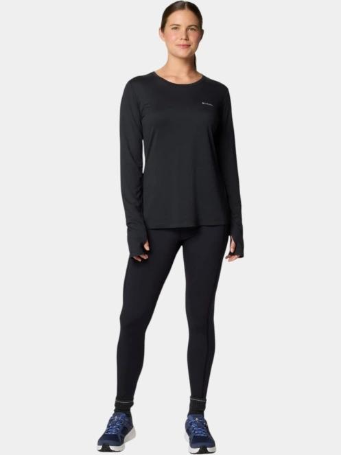 tricou cu maneci lungi, pentru sport pt. femei Columbia Sloan Ridge Long Sleeve Shirt negru 5
