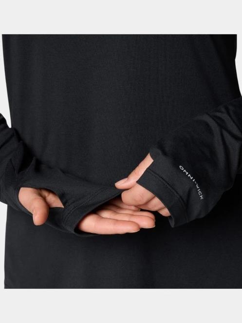 tricou cu maneci lungi, pentru sport pt. femei Columbia Sloan Ridge Long Sleeve Shirt negru 7