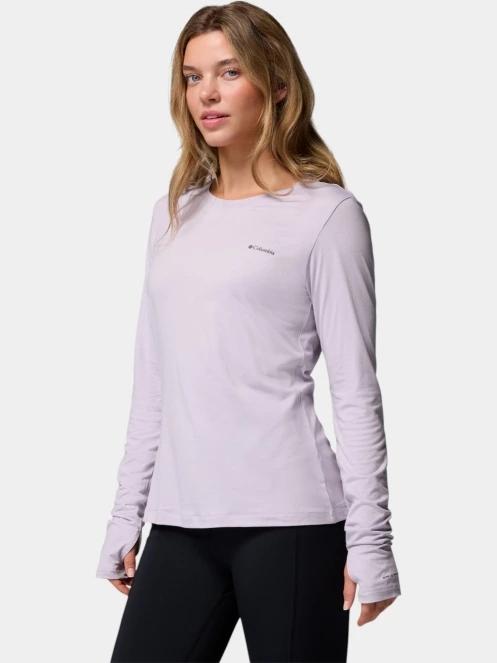 tricou cu maneci lungi, pentru sport pt. femei Columbia Sloan Ridge Long Sleeve Shirt violet 3