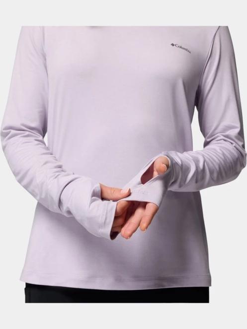 tricou cu maneci lungi, pentru sport pt. femei Columbia Sloan Ridge Long Sleeve Shirt violet 6