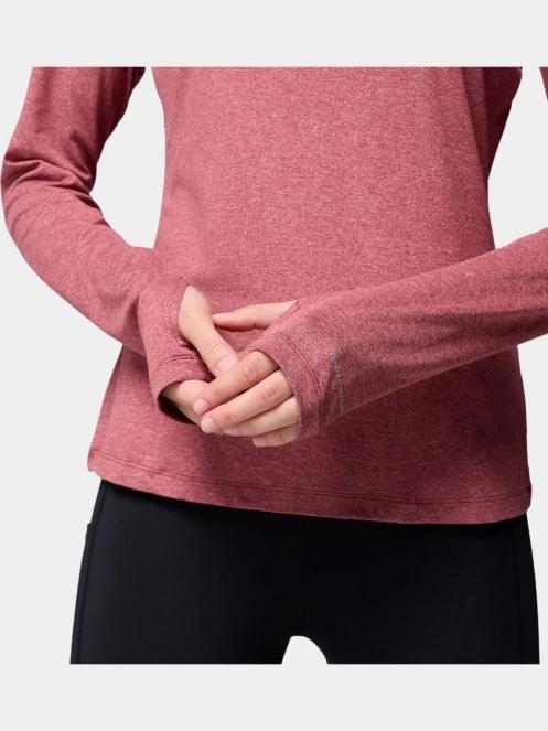 tricou cu maneci lungi, pentru sport pt. femei Columbia Sloan Ridge Long Sleeve Shirt rosu 6