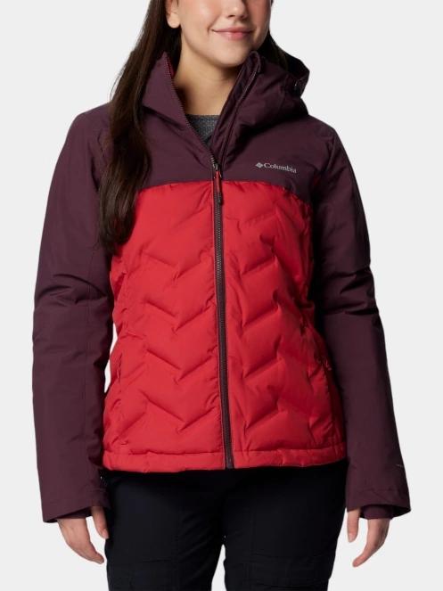 jacheta de puf pt. femei Columbia Grand Trek III Down Jacket rosu 2