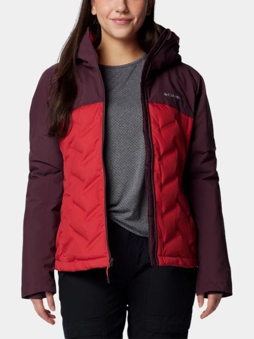jacheta de puf pt. femei Columbia Grand Trek III Down Jacket rosu 5
