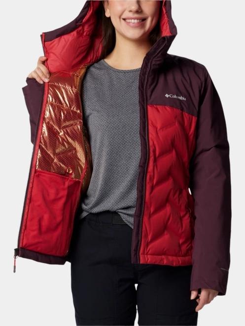 jacheta de puf pt. femei Columbia Grand Trek III Down Jacket rosu 6