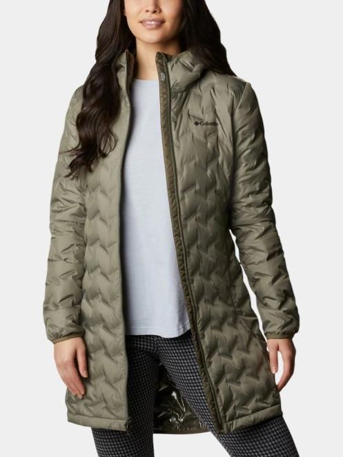 jacheta de puf pt. femei Columbia Delta Ridge II Long Down Jacket verde 6