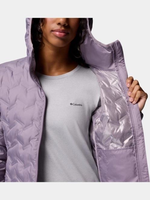jacheta de puf pt. femei Columbia Delta Ridge II Long Down Jacket violet 7