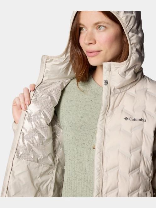 jacheta de puf pt. femei Columbia Delta Ridge II Long Down Jacket nisip 7