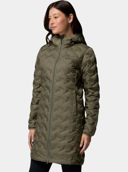 jacheta de puf pt. femei Columbia Delta Ridge II Long Down Jacket verde 3