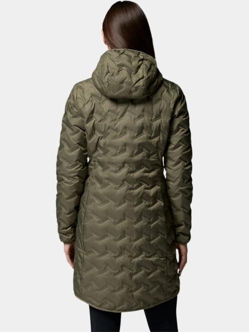 jacheta de puf pt. femei Columbia Delta Ridge II Long Down Jacket verde 4