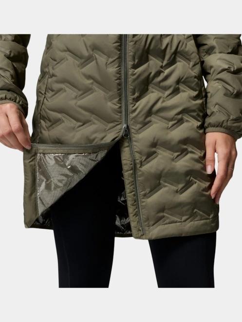 jacheta de puf pt. femei Columbia Delta Ridge II Long Down Jacket verde 9