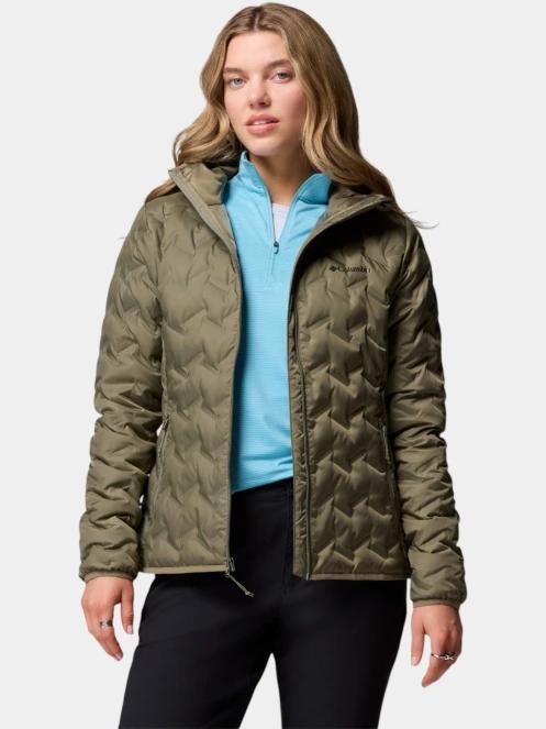 jacheta de puf pt. femei Columbia Delta Ridge II Down Hooded Jacket verde 5