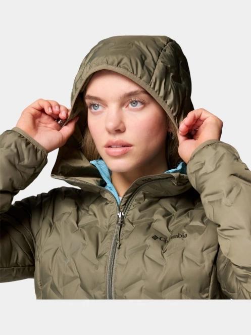 jacheta de puf pt. femei Columbia Delta Ridge II Down Hooded Jacket verde 7